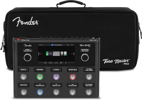 حزمة محطة عمل دواسة الجيتار Fender Tone Master Pro متعددة التأثيرات مع حقيبة Tone Master Pro سوداء (قطعتان) in Kuwait