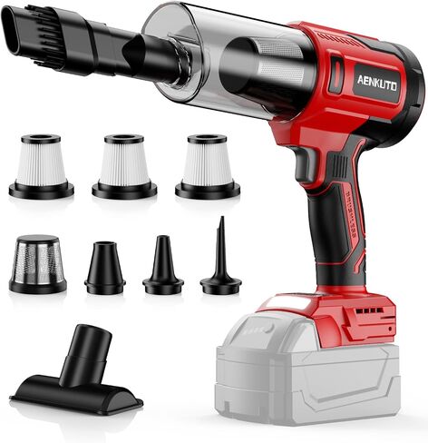 Cordless Car Vacuum Cleaner Compatible with Dewalt 20V MAX Batteries, Portable Handheld Vacuum for Pet Hair & Sand, Capable of Quick Vehicle Interior & Garage Cleanup, (Battery Not Included) in Kuwait