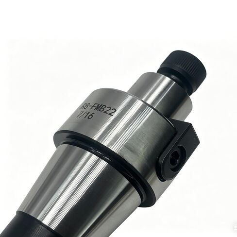 طقم حامل مطحنة الوجه - R8-FMB22-7/16 Arbor + EMRW 6R 50-22 (1.96 بوصة) + 10 قطع RPMT1204 - لتصنيع الطائرات من الفولاذ والفولاذ المقاوم للصدأ والمواد الأخرى والتخشين in Kuwait