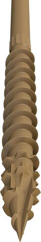 Simpson Strong-Tie SDWS16400Q Strong-Drive SDWS Framing Screws, 0.160 Inch x 4 Inch, Quik-Guard, Low Profile Head, Sawtooth Point, Tan (Pack of 750) in Kuwait