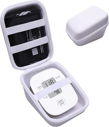 LTGEM Blood Pressure Monitor Case Compatible with OMRON Bronze BP5100 / BP5000 / 5 Series BP742N / BP7200 Blood Pressure Monitor, White(Case Only) in Kuwait