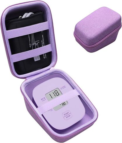 LTGEM Blood Pressure Monitor Case Compatible with OMRON Bronze BP5100 / BP5000 / 5 Series BP742N / BP7200 Blood Pressure Monitor, White(Case Only) in Kuwait