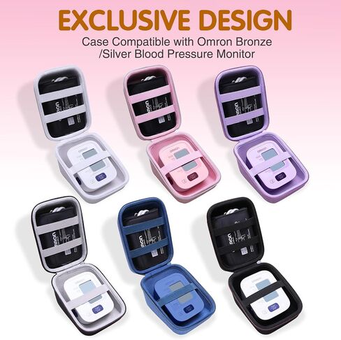 LTGEM Blood Pressure Monitor Case Compatible with OMRON Bronze BP5100 / BP5000 / 5 Series BP742N / BP7200 Blood Pressure Monitor, White(Case Only) in Kuwait