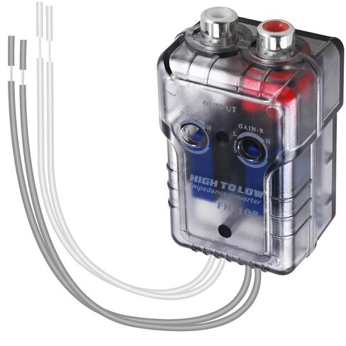 محول عالي إلى منخفض بقناتين، سلك مكبر صوت ستيريو للسيارة Yeebline إلى محول إخراج خط RCA لإضافة مضخم صوت، وتقليل الضوضاء لجميع أنظمة الصوت في السيارة in Kuwait