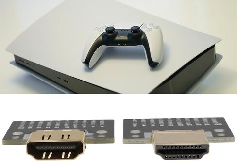 ابتكر فكرة قطعتين من لوحة نقل البيانات HDMI للذكور والإناث المتوافقة مع PS4 المتوافقة مع PS5 in Kuwait