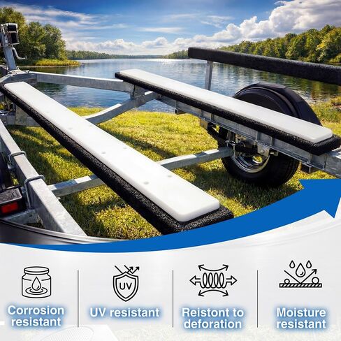 قطعتان من القارب المنزلق بطابقين Hdpe مقاس 48 بوصة × 3 بوصة، 60 بوصة × 4 بوصة، 60 بوصة × 5 بوصة، وسادات منزلق بطابقين للمقطورة شديدة التحمل مع براغي و12 فتحة أكثر سلاسة لدعم عمليات التحميل التي يتم إطلاقها بشكل أسهل in Kuwait