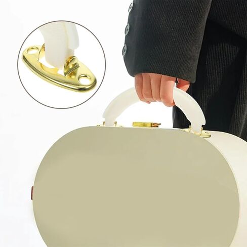 KALLORY 2 Pcs Pu Luggage Handle Replacement for Musical Box and Toolbox with Strong Loadbearing Capacity and Hand Fatigue Reduction, Simple and Stylish Suitcase Pull Handle Grip in Kuwait