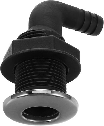 Amosfun Marine Boat Deck Drain Scupper 5/8 Inch Thru Hull Exhaust Fitting for Speedboats and Yachts, Marine Plumbing Connector for Garboard Drain and Water Pump Systems in Kuwait
