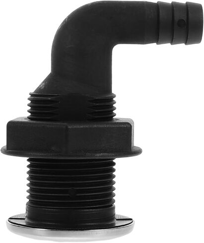 Amosfun Marine Boat Deck Drain Scupper 5/8 Inch Thru Hull Exhaust Fitting for Speedboats and Yachts, Marine Plumbing Connector for Garboard Drain and Water Pump Systems in Kuwait