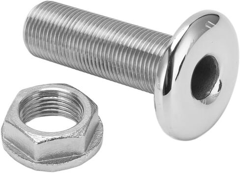 3/8 "و 1/2" 316 الفولاذ المقاوم للصدأ البحرية من خلال تركيب الهيكل تركيب عالمي منفذ استنزاف المياه لسباكة القوارب in Kuwait