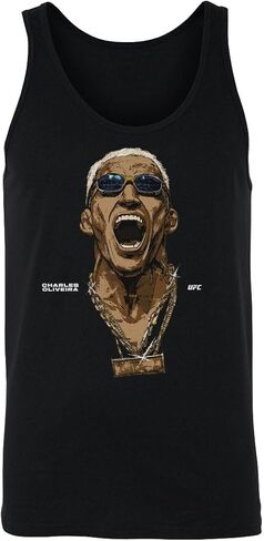 500 LEVEL Charles Oliveira UFC Portrait النظارات الشمسية الرجالية بدون أكمام in Kuwait