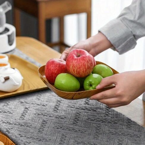 أطباق عظمية متعددة الوظائف مقلدة من الخشب، مجموعة واحدة من 6 قطع، يمكن استخدامها كصواني تغذية للحيوانات الأليفة، مدمجة وعملية in Kuwait