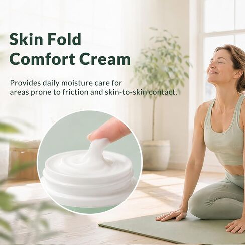 Intertrigo Cream – Skin Fold Barrier Cream for Daily Care, Gentle Moisture Formula for Friction-Prone Areas, Lightweight Fast-Drying Non-Greasy for Women & Men in Kuwait