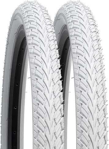 YUNSCM 2 PCS 20" Bike Tires 20x1.75/47-406 Compatible with 20 x 1.75 City Road Bike Bicycle Tires in Kuwait