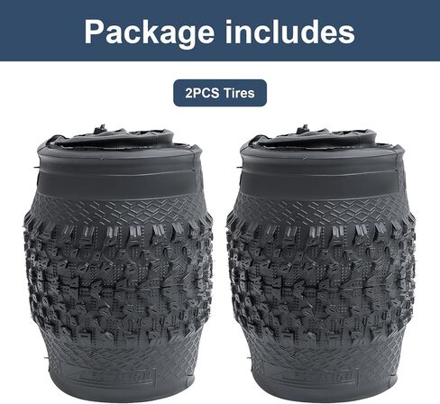 YUNSCM 2-PCS 20 بوصة إطارات دراجة قابلة للطي 20x2.10/54-406 متوافقة مع إطارات الدراجات الجبلية 20x2.10 للأطفال (Y-1543) in Kuwait