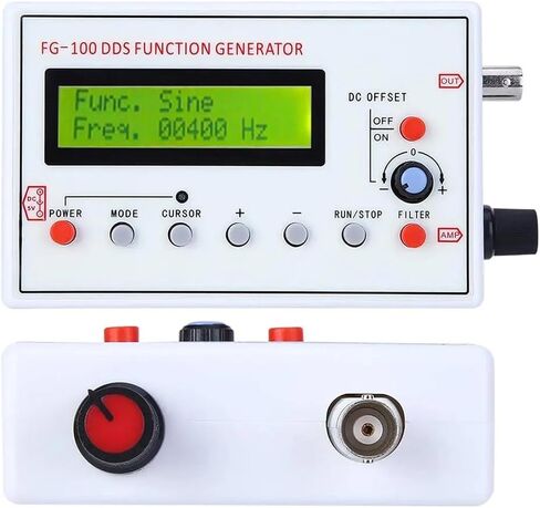 FG-100 DDS وظيفة إشارة مولد عداد التردد 1 هرتز - 500 كيلو هرتز وحدة إشارة شرط + مربع + مثلث + سن المنشار الموجي in Kuwait