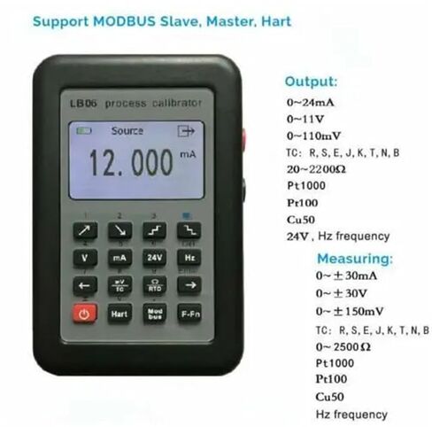 LB06 Modbus 4 ~ 20mA/0 ~ 10V مولد الإشارة الحالي لمعاير العمليات in Kuwait