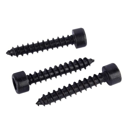 1Pcs Black Ha8.8 Grade Cylindrical Head Hexagonal Self-Tapping Screw Cup M2-M6 General Carbon Steel Zigong Gb70(M3*25) in Kuwait