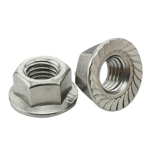 1 قطعة 304 شفة من الفولاذ المقاوم للصدأ وجه الجوز M3-M20 قرص مسطح مع الأسنان عدم الانزلاق DIN6923(M6(قرص مسطح)) in Kuwait