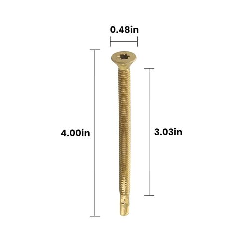 #14 × 4 براغي Tek Torx/Star Head ذاتية الحفر من الخشب إلى المعدن، براغي Tek Torx/Star T-30 Torx المسمار للأسِرَّة المسطحة أو المقطورات أو التثبيت من الخشب إلى الفولاذ - 25 قطعة in Kuwait