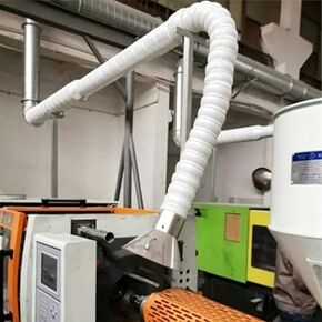 Flexible Industrial Welding Smoke Extraction Duct, Bendable Gas Collector Arm for Chemical Shop, Portable Air Extractor Hose (1m/3.3ft, 16cm ID) - Ideal for Labs and Workshops in Kuwait