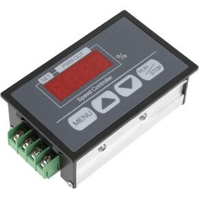 DC Motor Speed Controller, Digital Display with Tachometer Slow Start Stop Function, Brushed Motor Controller, 6-60V PWM Precise Speed Regulation for DIY Enthusiasts, Robotics Proj in Kuwait
