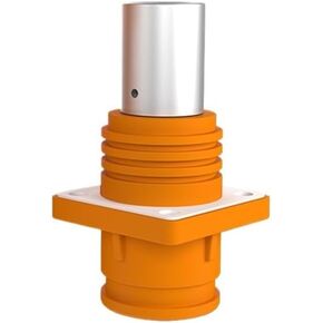 12mm 400A Energy Storage high Voltage Connector Crimped New Energy Energy Storage Battery Industrial and Commercial Waterproof Connector(400AOrange Crimped Socket) in Kuwait