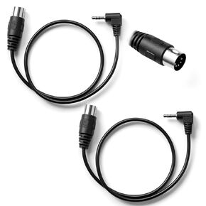 2 قطعة نوع A 3.5 مم/0.14 بوصة TRS إلى ذكر 5 دبوس DIN MIDI كابل 20 بوصة نوع A MIDI إلى 3.5 مم محول MIDI-Cable متعدد الاتجاهات MIDI-Adapter لمعدات تركيب لوحات المفاتيح in Kuwait