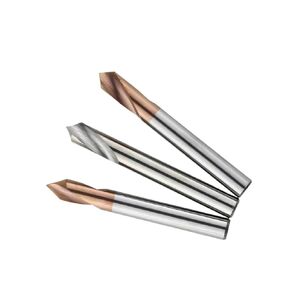 Carbide Spot Drill Bit 60 90 120 Degree Chamfering Drilling Guide Tool Tungsten Steel Location Centering Metal Drill(90 Degree,D5x50L) in Saudi Arabia