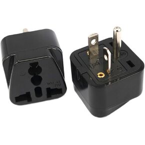 T-type power plug NEMA 6-15P/6-20P 250v 15A 3-pin AC plug adapter(WD-21 black) in Kuwait