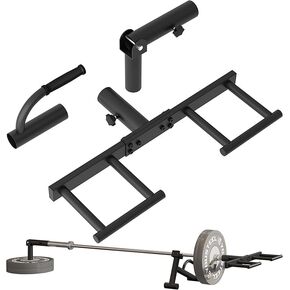Tamisom Heavy Duty Landmine Handle Attachment Set T Bar Row Viking Press Attachment for Barbell Workouts Weightlifting Landmine Handle Fits 2-Inch Olympic Barbell Strengthen Back and Core Muscles in Kuwait