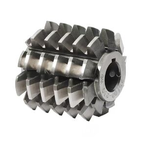 HSS Gear Mill Cutters Pressure Angle 14.5° British Rolling cuttering DP6 DP8 DP10 DP12 DP14 DP16 DP18 DP20 DP24 Hobbing Gear Hob Grade A HSS M2(Black,DP12-55x50x22-14.5) in Saudi Arabia