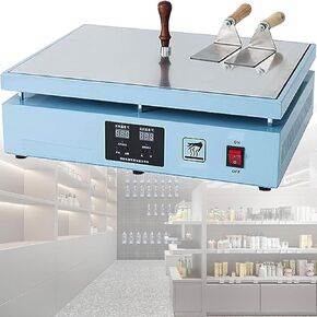 Cellophane Wrapping Machine - 1200W Desktop Heating Sealing for Overwrapping and Packaging with Dual Temperature Display in Kuwait