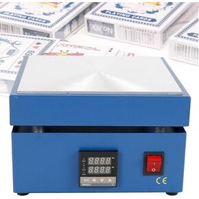 Professional Cellophane Wrapping Machine for Packaging, Desktop Heating Sealer with 20x20cm Heating Table & Adjustable 0-400℃ Temperature Control in Kuwait