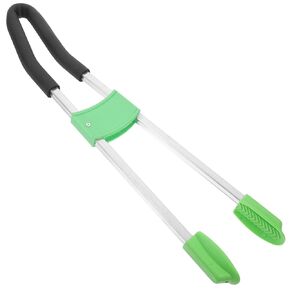 Aluminum Alloy Long Trash Picker Grabber Tool with Dual Rod Clamp for Outdoor Garbage Collection, Portable Rubbish Grabber Suitable for Sanitation and Garden Cleanup in Kuwait