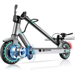 ApexSurge Electric Scooter for Adults,8.5" Tires, 350W Powerful Motor and Max 15/20 Miles Long Range, Top Speed 19Mph,Dual Brake Stystem E Scooter, Lightweight and Foldable, APP Control,Max Load 265Lb in Saudi Arabia