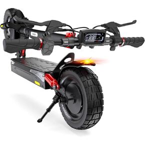 iScooter Electric Scooter, 10" Off Road Tires, 800W Motor E-Scooter 25/28 MPH, Long Range, Double Braking Systems, Fast Charging, Foldable Adult Scooter in Saudi Arabia