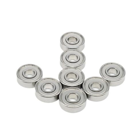 8 قطعة S608ZZ محمل كروي من الفولاذ المقاوم للصدأ 608zz ABEC-9 8x22x7mm زلاجات دوارة تحمل 608 in Kuwait