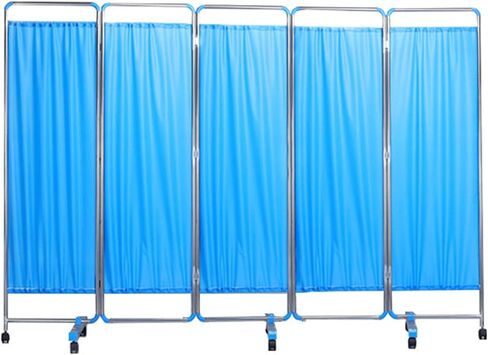 Mobile Medical Privacy Screen,6ft High Foldable Room Divider,3/4/5/6Panels Portable Room Divider with Wheels for Clinic Hospitals Beauty Salon Office (Color : White, Size in Saudi Arabia