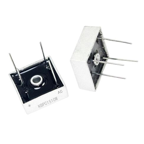 2Pcs KBPC1510W Bridge Rectifier 15A/1000V DIP-4 Square in Kuwait