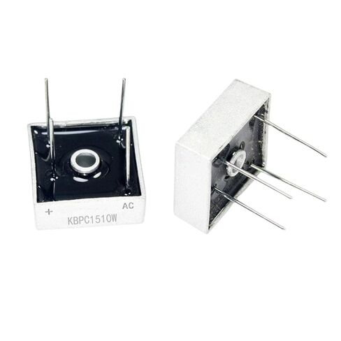 2Pcs KBPC1510W Bridge Rectifier 15A/1000V DIP-4 Square in Kuwait