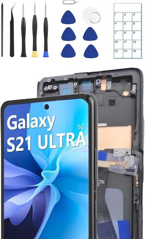 for mobile phone Screen Replacement rework Double Sided Tape, for all mobile phone LCD screen,Easy Pull Tab Stretch Tape,For Samsung Galaxy S22 S23 S24 Ultra Display OLED (No Handle 171*8*0.3mm,10pcs) in Kuwait