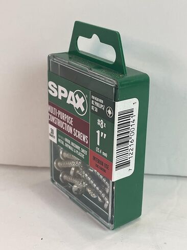 Altenloh, Brinck & Company SPAX No. 8 x 1 in. L Phillips/Square Pan Head Zinc-Plated Steel Multi-Purpose Screws 30 pk in Kuwait