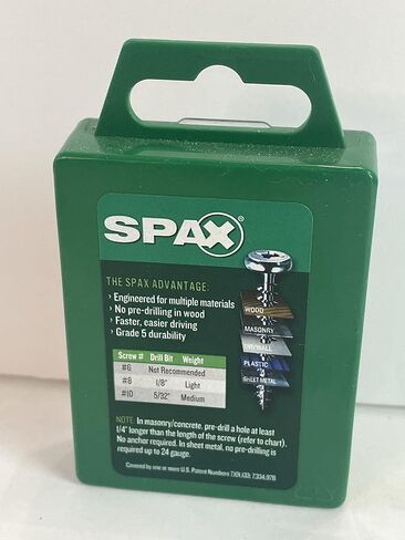 Altenloh, Brinck & Company SPAX No. 8 x 1 in. L Phillips/Square Pan Head Zinc-Plated Steel Multi-Purpose Screws 30 pk in Kuwait