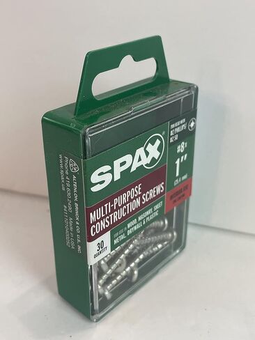 Altenloh, Brinck & Company SPAX No. 8 x 1 in. L Phillips/Square Pan Head Zinc-Plated Steel Multi-Purpose Screws 30 pk in Kuwait