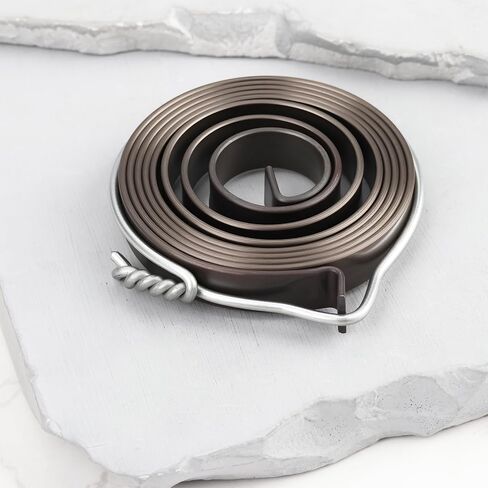 2Pcs Drill Press Quill Feed Return Coil Spring Assembly 1540mm 58x10x1.5mm Steel Hook Mounting in Kuwait