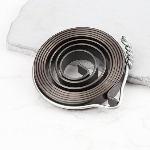 2Pcs Drill Press Quill Feed Return Coil Spring Assembly 1540mm 58x10x1.5mm Steel Hook Mounting in Kuwait