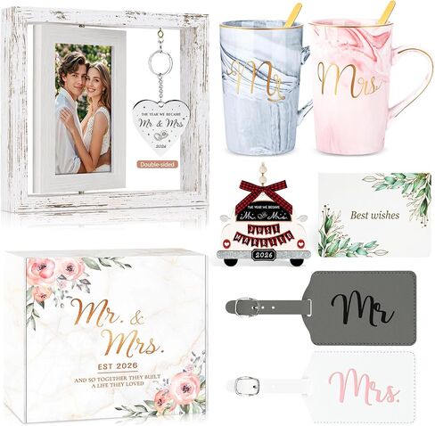 Bridal Shower Gifts for Bride To Be Gift Box Unique Bride Gift for Bachelorette Party Popular Bachelorette Gifts for Brides Just Married Engagement Wedding Presents Set for Women Her Wifey Future Mrs in Kuwait