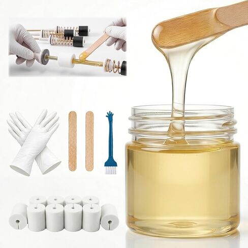 1.6 oz (45g) Washing Machine Damping Grease Kit w/ 10 Foam Inserts - Heavy-Duty Waterproof Lube for Suspension Rods, Stops Noise & Vibration, Extends Lifespan, Fits Top-Load Washers in Kuwait