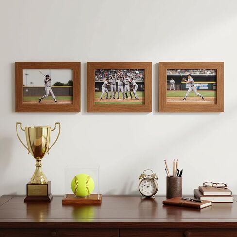 Baseball Display Case, 2 Pack Clear Cube Baseball Holder with Wooden Base, Autograph Baseballs Stand Box for Single Bal, Golf Tennis Game, Pine Wood in Kuwait
